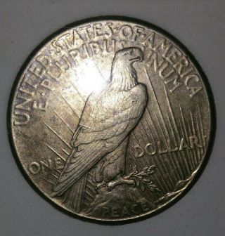 1926 - P Peace Dollar AU Coin,  RARE VERY LOW MINTAGE only 1.  9M 2
