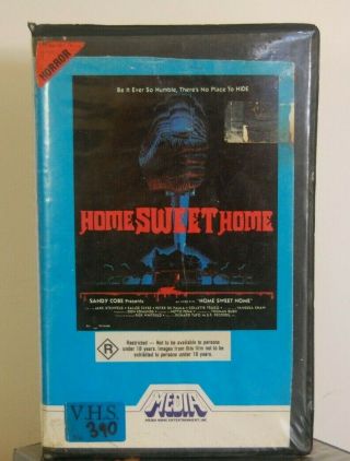 Home Sweet Home - Vhs Horror Rare Media Pal Video Classics 80s Slasher