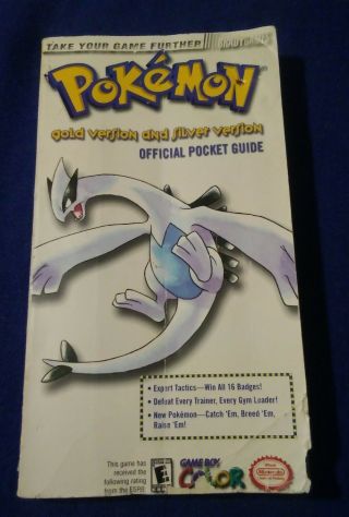 Pokemon Gold And Silver Pocket Guide By Brady Games Nintendo Gameboy Color Rare
