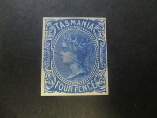 Tasmania Stamps: 4d Imperf - Rare (c361)