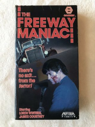 The Freeway Maniac - Vhs - Horror - Rare