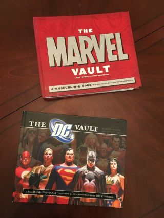The Marvel Vault: & The Dc Vault : Museum - In - A - Book With Rare Collectibles