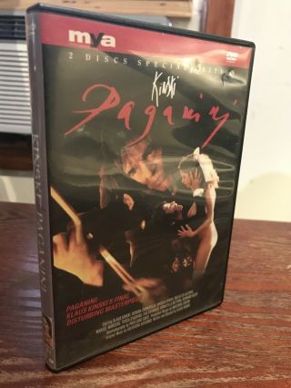 Paganini Klaus Kinski 2 - Disc Special Edition Rare Dvd Mya Deborah Caprioglio