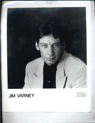 Jim Varney - 8x10 Headshot Photo W/ Resume - Ernest Goes To Camp - Rare