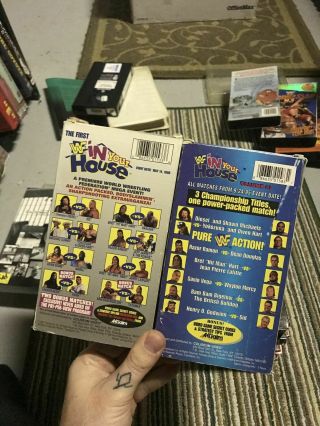 IN YOUR HOUSE VOL 1 AND 2 WWE WWF WCW TNA ECW BIG BOX SLIP RARE OOP VHS 3