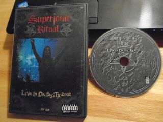 Rare Oop Superjoint Ritual Dvd Live Dallas Tx Metal Pantera Phil Anselmo Hank 3