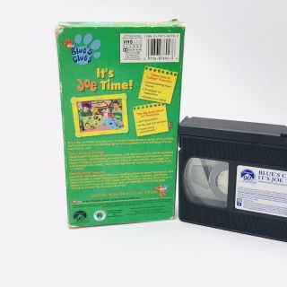 Blue ' s Clues - It ' s Joe Time Who ' s Coming to Live with Blue RARE (VHS,  2002) 3