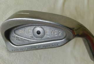 Rare Vintage Karsten Ping Eye 2 Black Dot Single 1 Iron Steel Shaft Right H