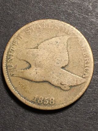 1858 Flying Eagle Cent Collectible Us Coin Rare Penny 1c NR 3