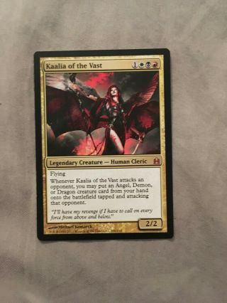Kaalia Of The Vast Mtg Magic The Gathering Commander Card Mythic Rare Look