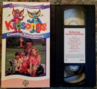 “Kidsongs - Country Sing Along” VHS With Booklet Biggles Warner Bros Rare 2