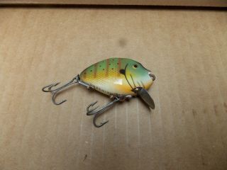 Rare Heddon Pumpkinseed Fishing Lure Approx 2 - 1/8 " Body (ex Cond)