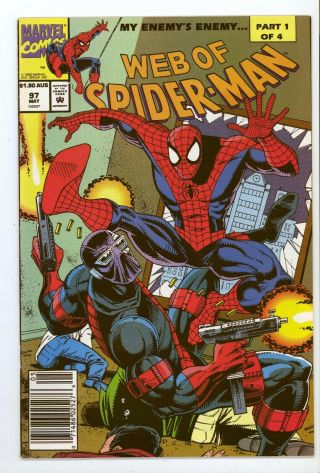 Web Of Spider - Man 97 1st Kevin Trench/nightwatch Rare Australian Price Variant