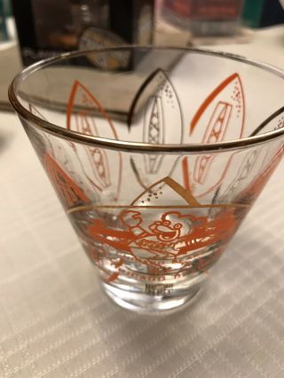 Rare 1960 Chicago Bears Hedy 3 1/2 Inch Drinking Glass