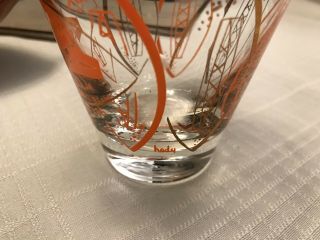 Rare 1960 Chicago Bears Hedy 3 1/2 Inch Drinking Glass 5