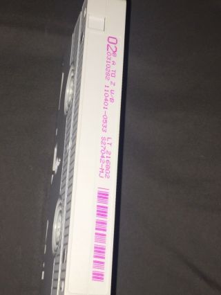 RARE HTF - A To Z With Barney VHS Clear Sleeves White Tape VG 4