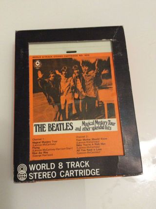 Mega Rare - The Beatles 8 Track Cassette - Oz Only Magical Mystery Tour Wrc Tape
