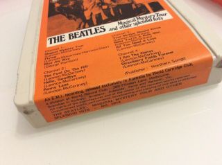 MEGA RARE - THE BEATLES 8 TRACK CASSETTE - OZ ONLY MAGICAL MYSTERY TOUR WRC TAPE 5