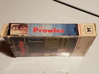 the Prowler Vhs Big Box Rare oop horror slasher 4