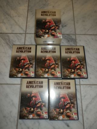 History Channel - The American Revolution (5 - Disc Dvd Box Set,  2005) Rare Oop