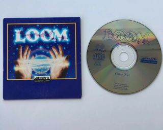 Loom - Pc Cd Computer Game,  Sleeve Cd - Rom Lucasarts Lucas Film Games Very Rare