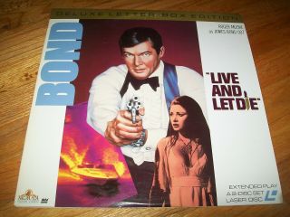 Live And Let Die 2 - Laserdisc Ld Widescreen Format Rare Bond