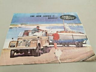 1960s Land Rover Series Ii Regular Sales Brochure Rare