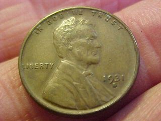 1931 S Lincoln Head Cent Xf Extra Fine Key Date Attractive Rare Coin