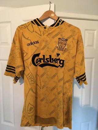 Liverpool Adidas 1994 Large Third Footballl Jersey Vintage Rare