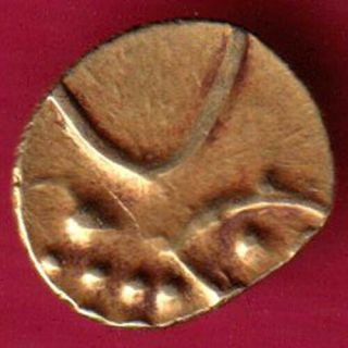Ancient - South Indian - Gold Fanam - Rare Coin P13