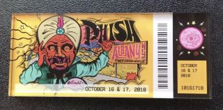 Phish Ptbm Ticket Stub Magnet Albany Fall 2018 Ny Rare No Poster Frame Needed