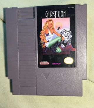 Ghost Lion (nintendo Entertainment System,  1992) Nes Authentic Saves Rare
