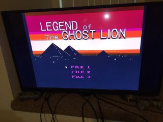 Ghost Lion (Nintendo Entertainment System,  1992) NES Authentic Saves Rare 6