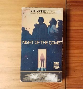 Night Of The Comet Vhs 1985 Release Rare Oop Cult Horror Sci Fi Zombies
