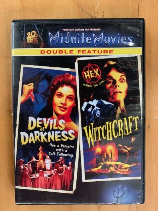 Devils Of Darkness & Witchcraft Rare Mgm Double Feature Dvd Cult Classic Horror