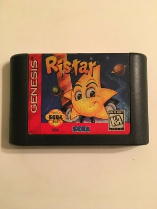 Ristar Game Cartridge For (sega Genesis) (authentic) Rare