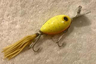Fishing Lure Fred Arbogast Arbo Gaster Rare Fire Plug SOB Tackle Box Crank Bait 2