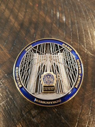 Rare Nypd Challenge Coin Nypd Brooklyn North Coin