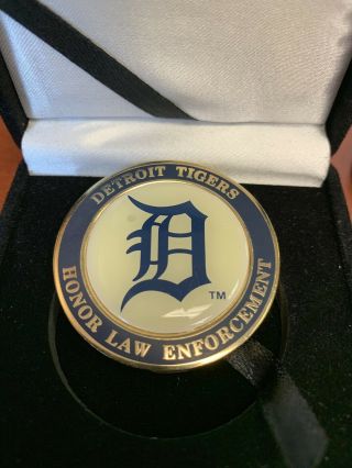 Detroit Tigers National Law Enforcement Officers Memorial Challenge Coin Rare