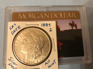 1889 George T Morgan Silver Dollar/rare/au Key Date