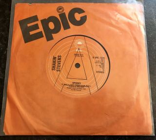 Shakin’ Stevens Rare 7” Single “ Spooky” Promo In Epic ‘79