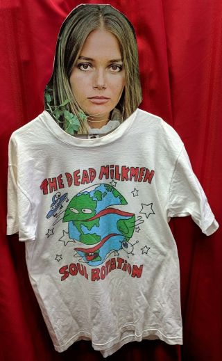 Vintage Dead Milkmen " Soul Rotation " Xl T - Shirt - Punk - 90s - Rare