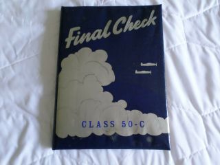 Rare: 1949 Air Force Training Graduation Book - Final Check Class 50 - C Waco Tx