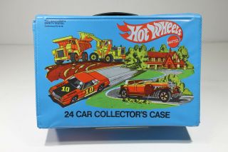 Vintage Mattel Rare Hot Wheels 1980 24 Car Collectors Carring Case 8227 5