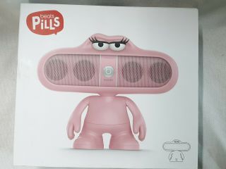 Beats By Dr.  Dre Pill Speaker Stand Pink Pills Character Holder Rare
