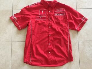 Specialized Bicycle Employee /dealer Work Shirt.  Bg Epic Fact.  Cycling Bike Rare