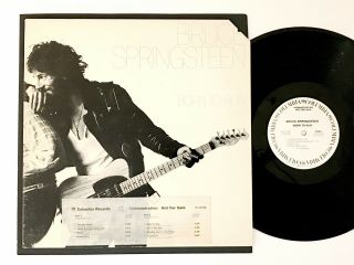 Bruce Springsteen – Born To Run Rare White Label Promo