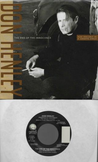 Don Henley The End Of The Innocence Rare Promo 45 With Picsleeve Eagles