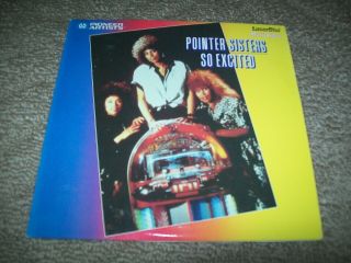 Pointer Sisters The: So Excited 8 " Laserdisc Ld Rare Music