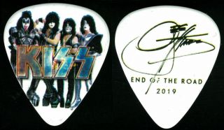 Kiss - 2019 End Of The Road Tour Guitar Pick - Gene Simmons Rare Group Pic